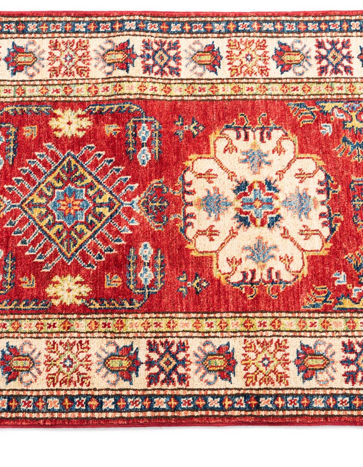 Detail image of  2' 8 x 10'  Hand Knotted Kazak Runner Rug