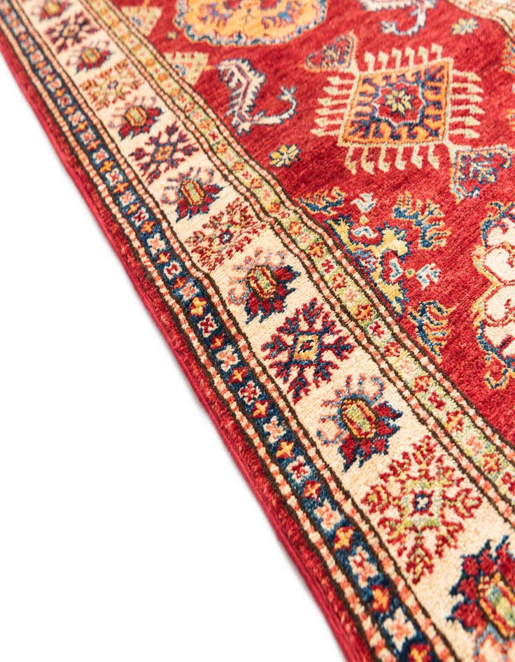 Detail image of  2' 8 x 10'  Hand Knotted Kazak Runner Rug