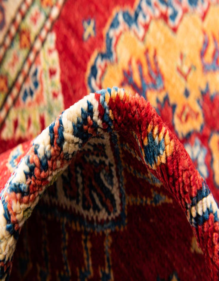 Detail image of  2' 8 x 10'  Hand Knotted Kazak Runner Rug