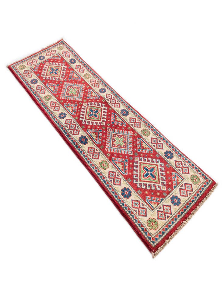 Detail image of  1' 10 x 6'  Hand Knotted Kazak Runner Rug