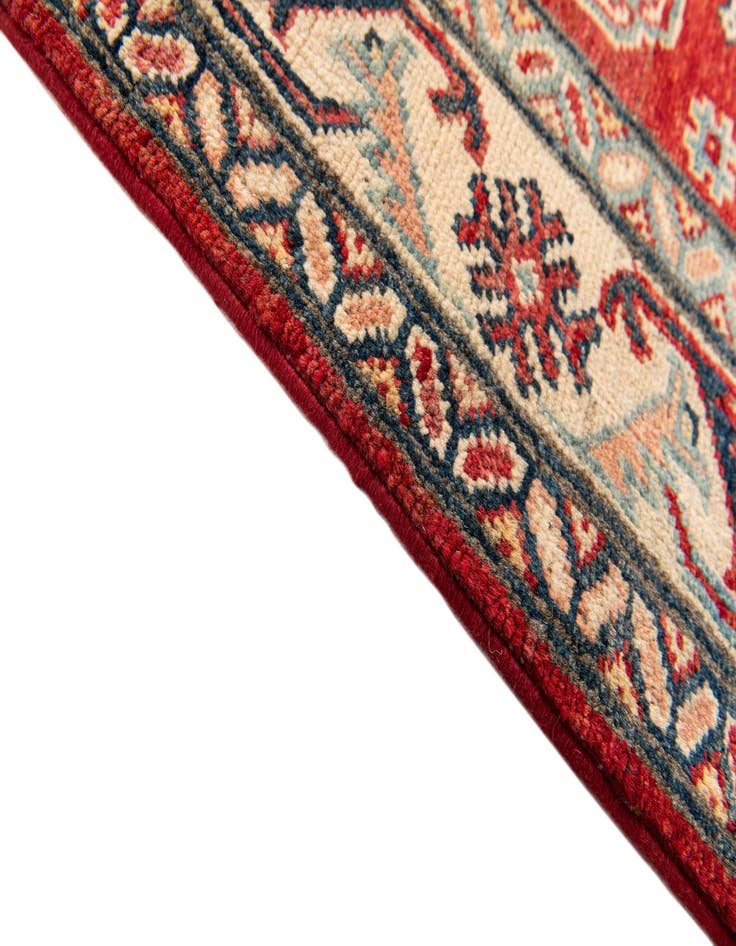 Detail image of  2' 7 x 9' 6  Hand Knotted Kazak Runner Rug