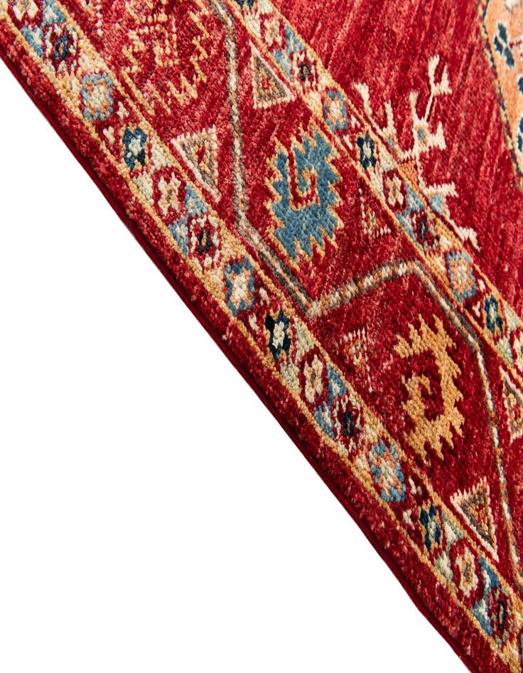 Detail image of  2' 7 x 9'  Hand Knotted Kazak Runner Rug