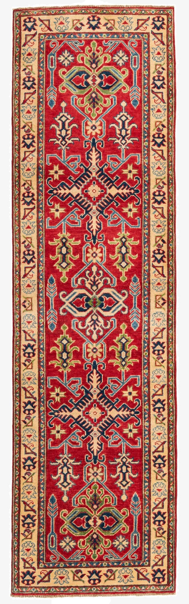  2' 9 x 10'  Hand Knotted Kazak Runner Rug