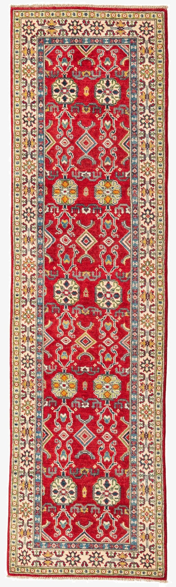  2' 8 x 9' 6  Hand Knotted Kazak Runner Rug