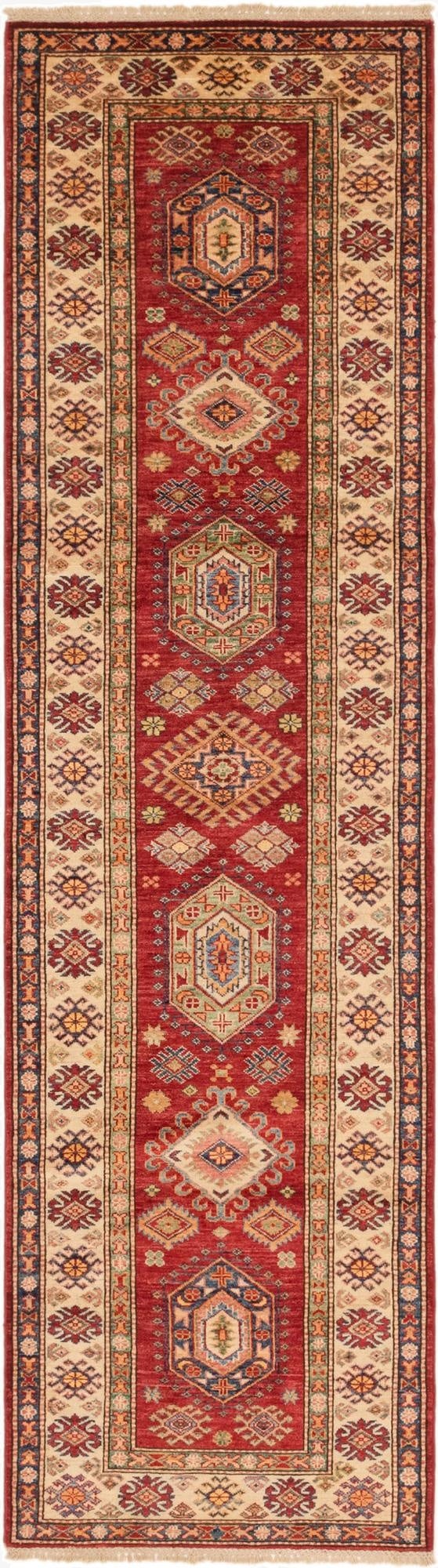  2' 8 x 9' 10  Hand Knotted Kazak Oriental Runner Rug