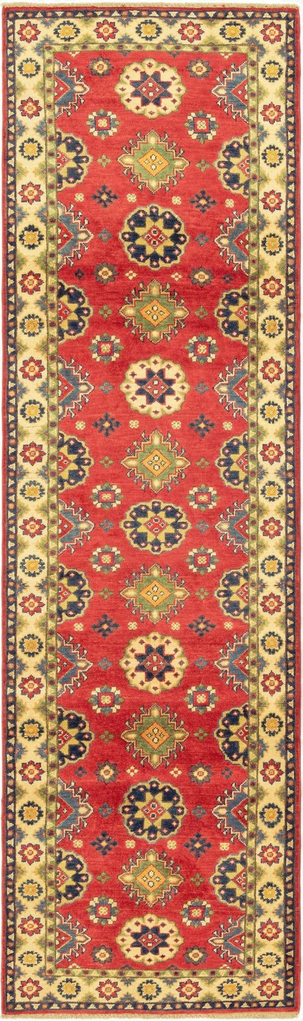  2' 9 x 9' 10  Hand Knotted Kazak Runner Rug