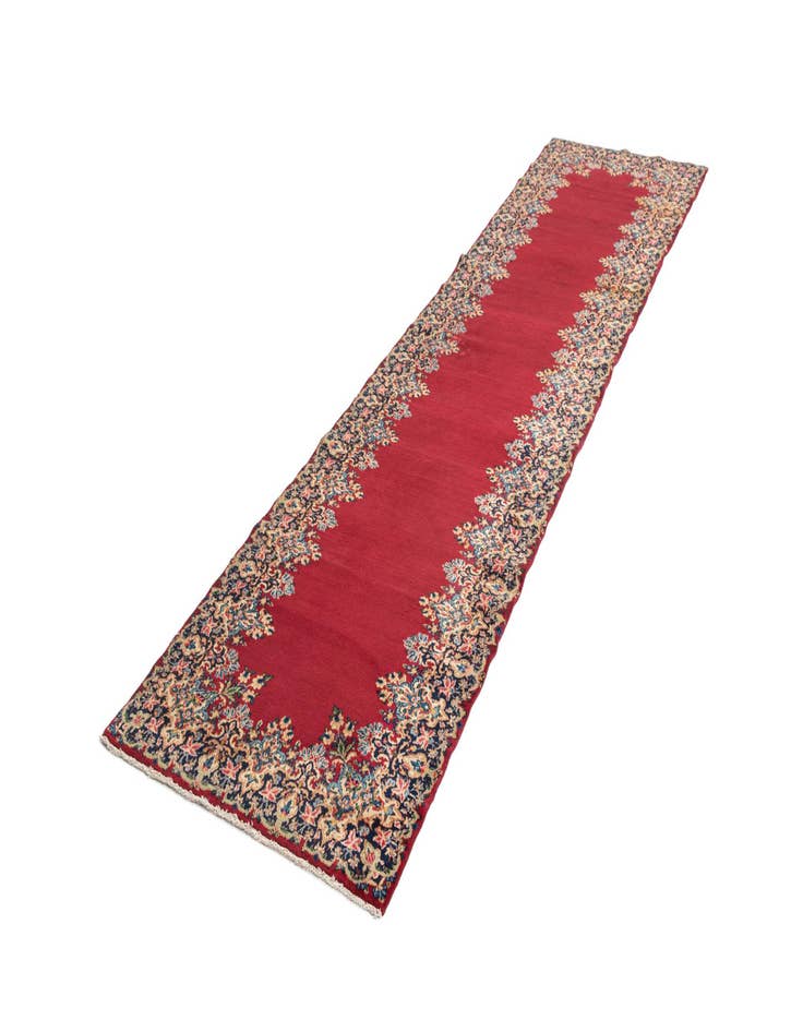 Detail image of  3' 4 x 12' 10 Kerman Wool Runner Rug