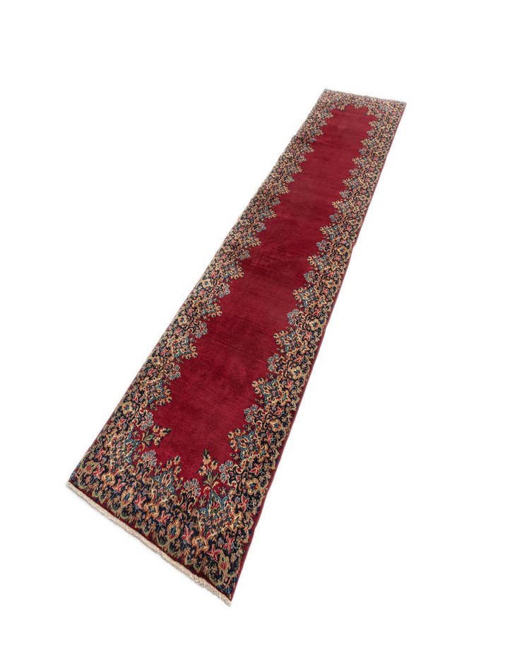 Detail image of  3' 3 x 12' 10 Kerman Wool Runner Rug