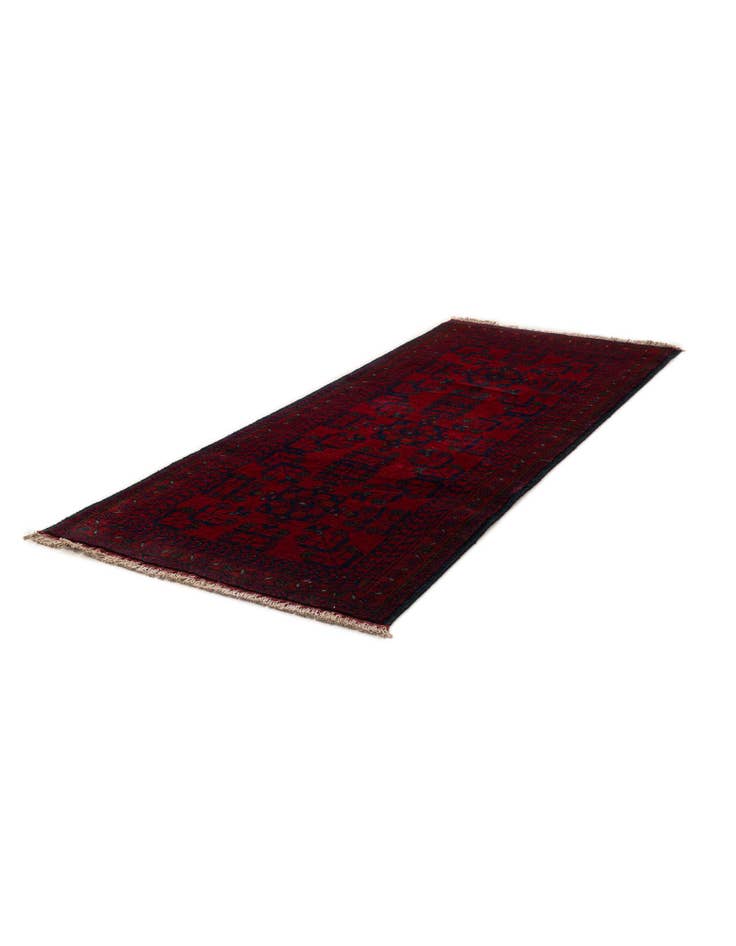 Detail image of  2' 7 x 6' 2  Hand Knotted Khal Mohammadi Wool Runner Rug