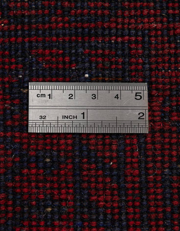 Detail image of  2' 7 x 6' 2  Hand Knotted Khal Mohammadi Wool Runner Rug