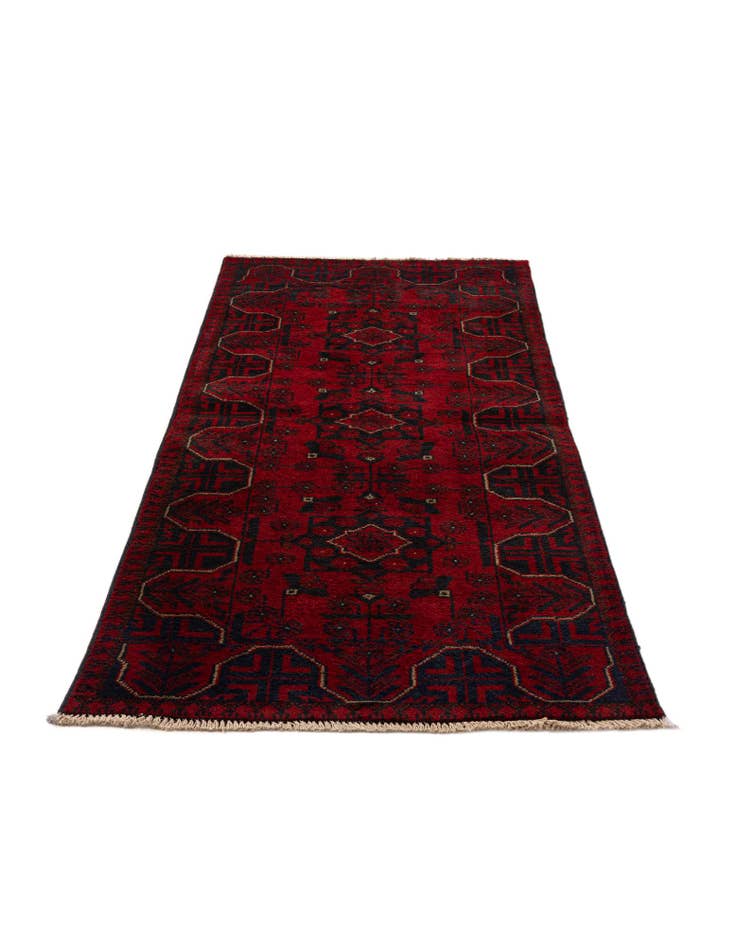 Detail image of  2' 5 x 6' 4  Hand Knotted Khal Mohammadi Wool Runner Rug