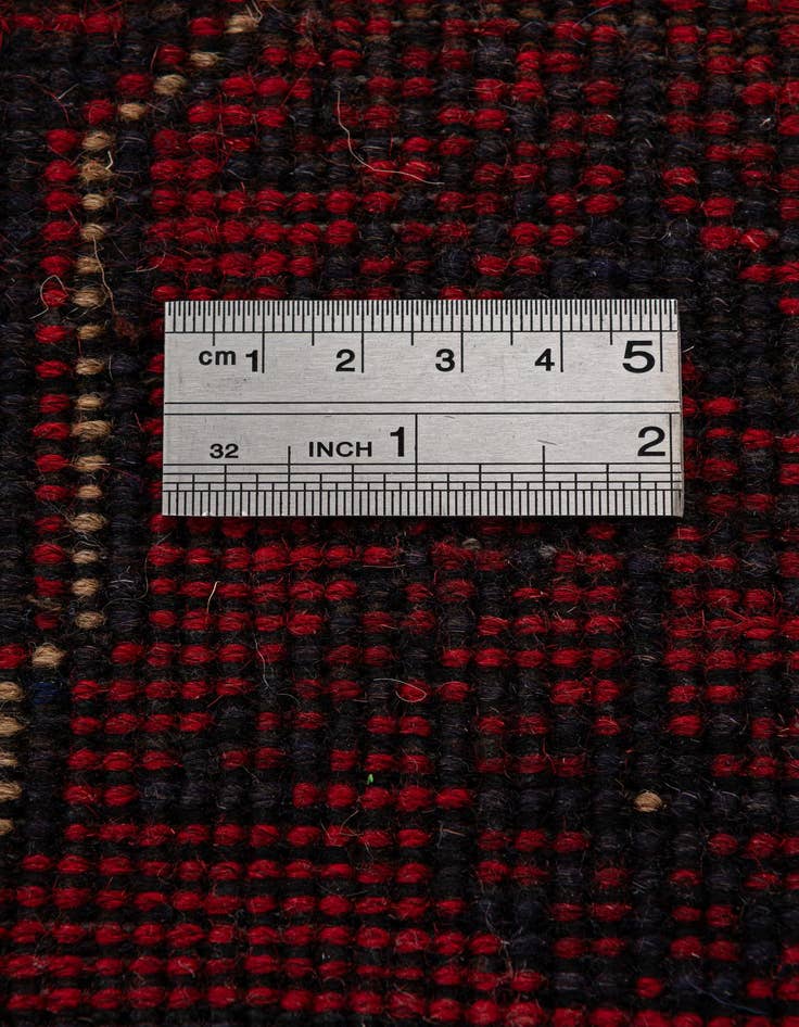 Detail image of  2' 5 x 6' 4  Hand Knotted Khal Mohammadi Wool Runner Rug