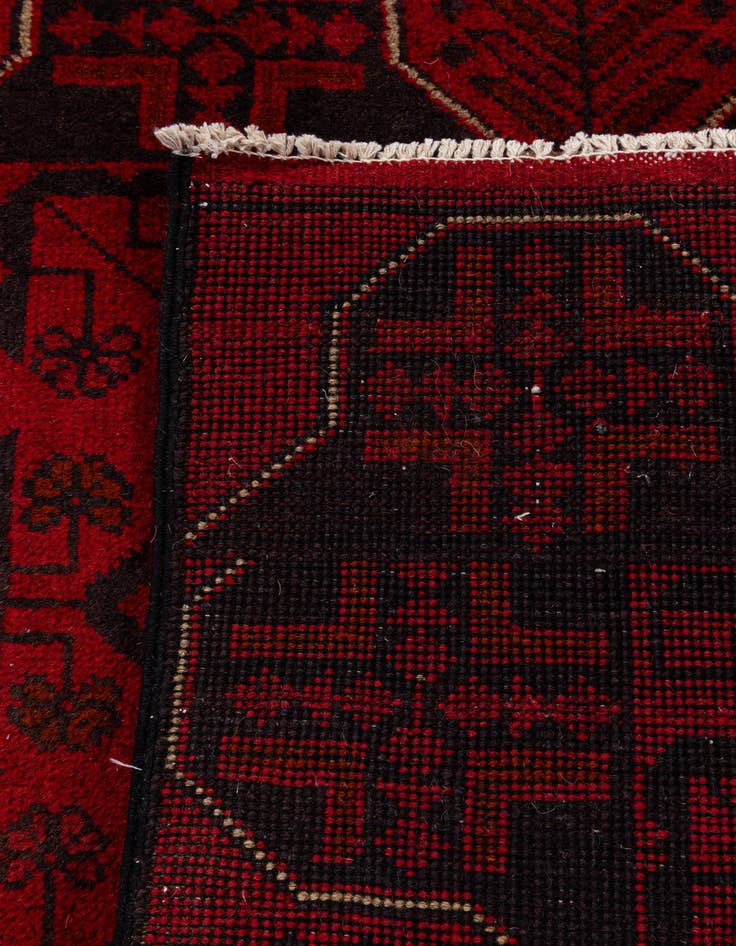 Detail image of  2' 5 x 6' 2  Hand Knotted Khal Mohammadi Wool Runner Rug