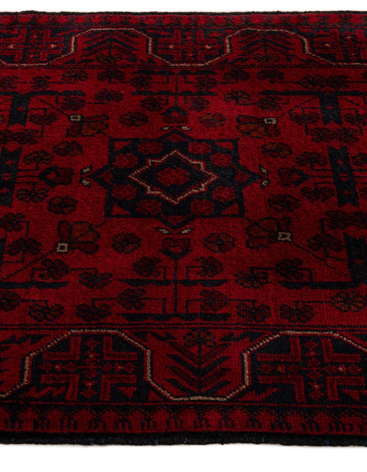 Detail image of  2' 8 x 6'  Hand Knotted Khal Mohammadi Wool Runner Rug
