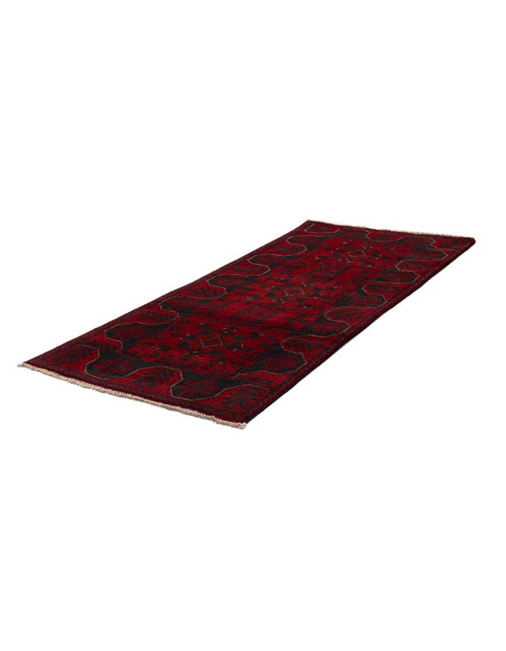 Detail image of  2' 7 x 6' 3  Hand Knotted Khal Mohammadi Wool Runner Rug