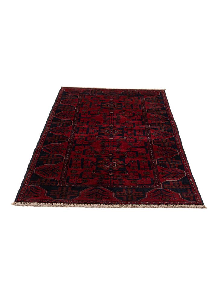 Detail image of  2' 9 x 6' 4  Hand Knotted Khal Mohammadi Wool Runner Rug