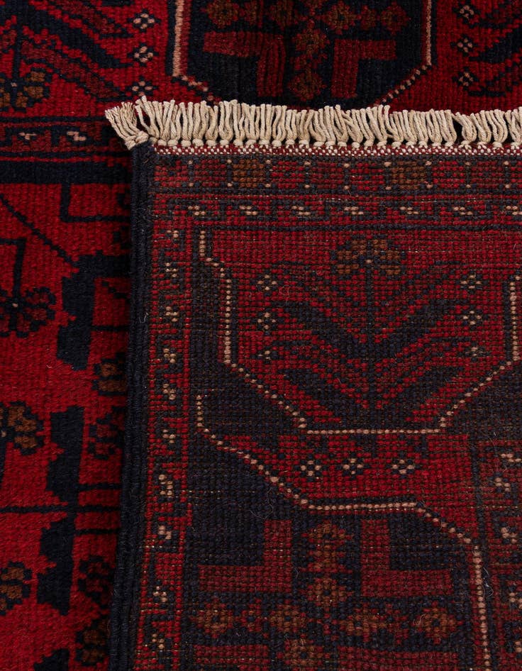 Detail image of  2' 9 x 6' 4  Hand Knotted Khal Mohammadi Wool Runner Rug