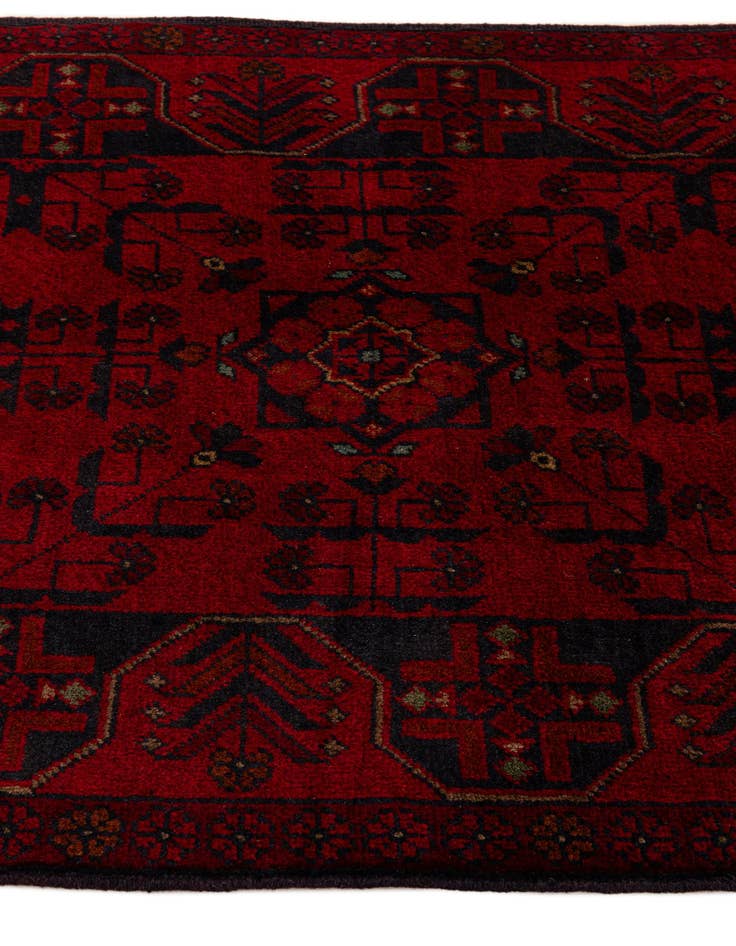 Detail image of  2' 9 x 6' 4  Hand Knotted Khal Mohammadi Wool Runner Rug