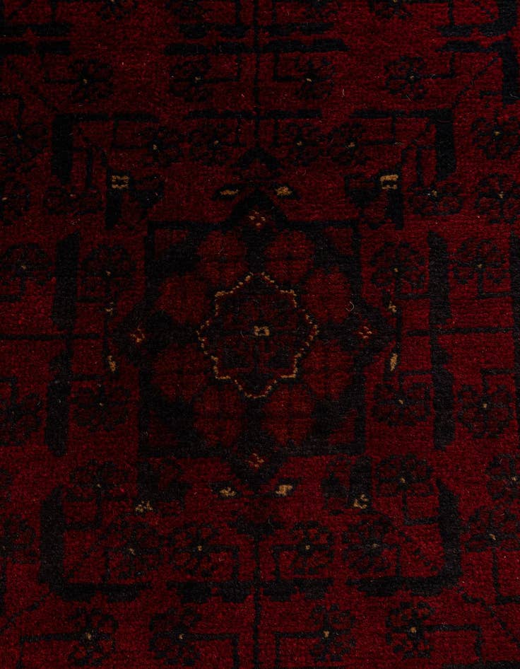 Detail image of  2' 9 x 6' 2  Hand Knotted Khal Mohammadi Wool Runner Rug