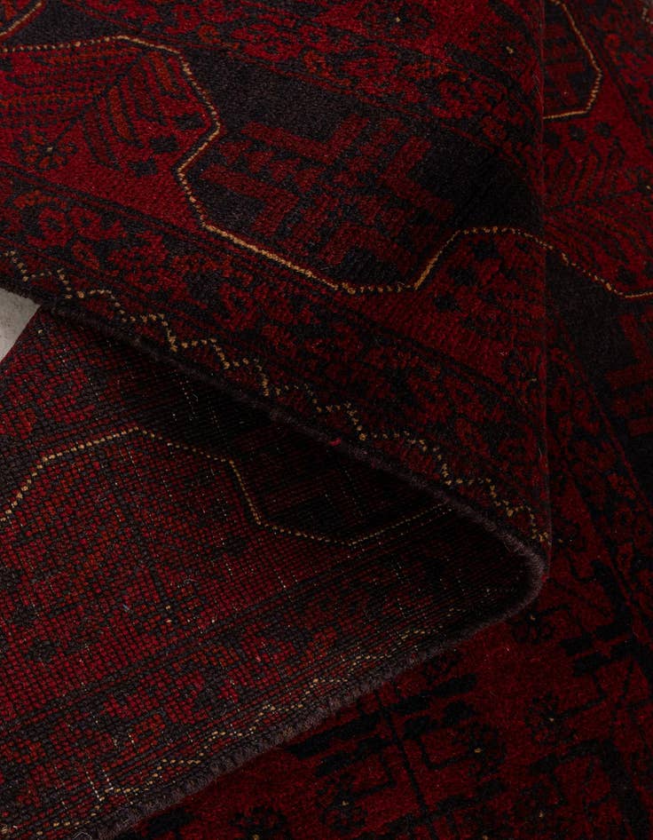 Detail image of  2' 9 x 6' 2  Hand Knotted Khal Mohammadi Wool Runner Rug