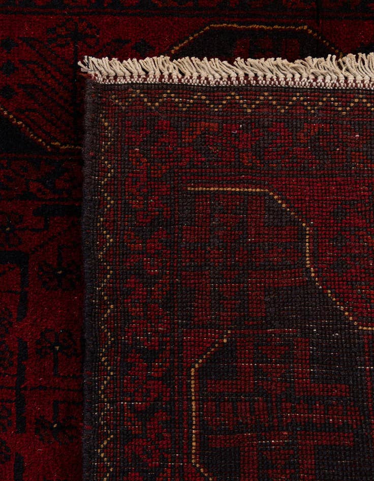 Detail image of  2' 9 x 6' 2  Hand Knotted Khal Mohammadi Wool Runner Rug