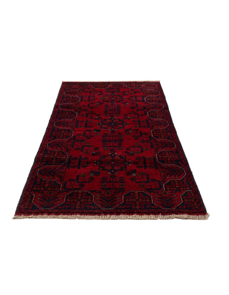 Detail image of  2' 8 x 6' 5  Hand Knotted Khal Mohammadi Wool Runner Rug