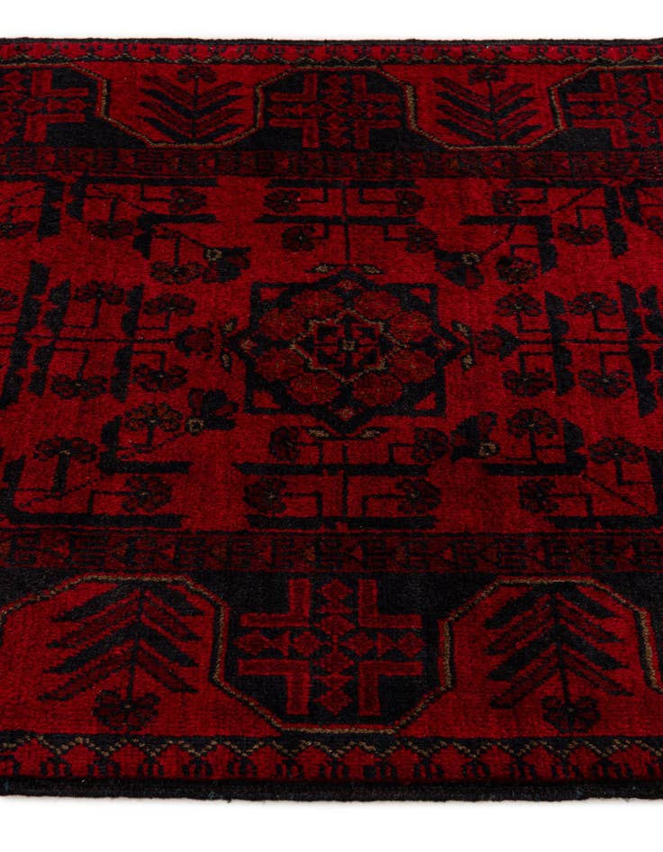 Detail image of  2' 9 x 6' 3  Hand Knotted Khal Mohammadi Wool Runner Rug