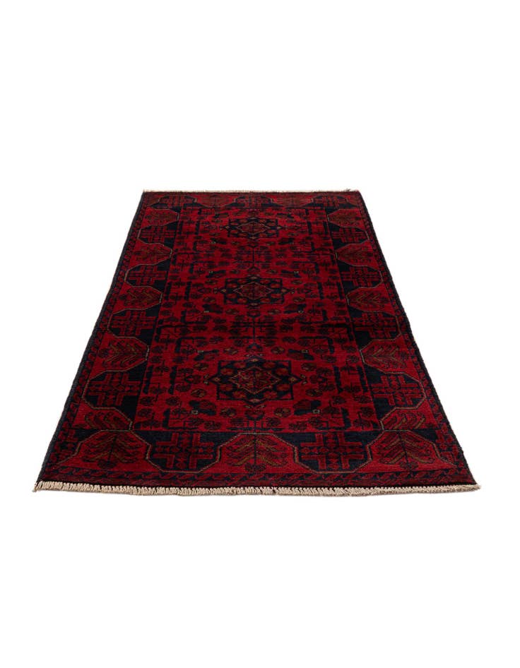 Detail image of  2' 8 x 6' 4  Hand Knotted Khal Mohammadi Wool Runner Rug