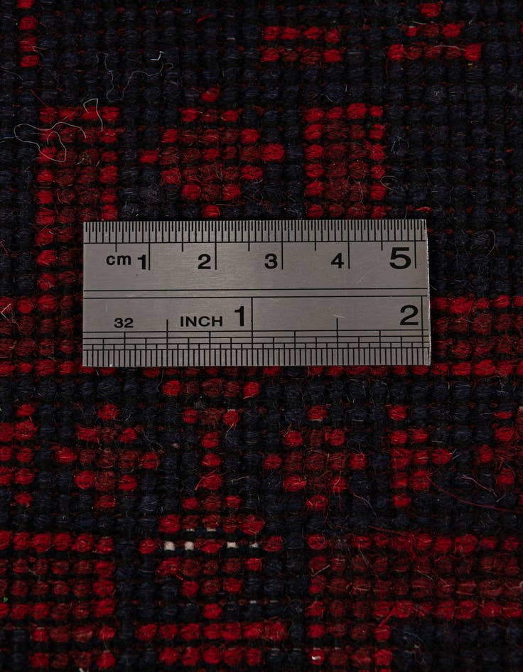 Detail image of  2' 8 x 6' 4  Hand Knotted Khal Mohammadi Wool Runner Rug