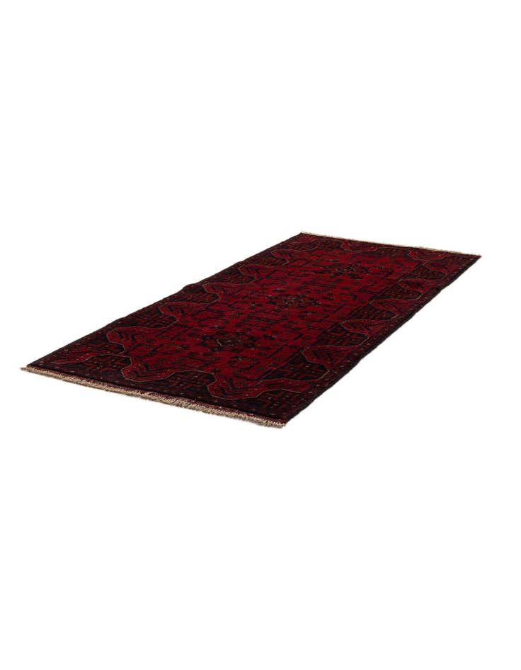 Detail image of  2' 8 x 6' 4  Hand Knotted Khal Mohammadi Wool Runner Rug