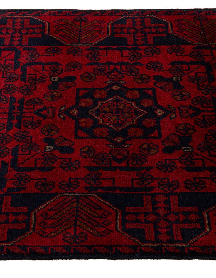 Detail image of  2' 6 x 6' 2  Hand Knotted Khal Mohammadi Wool Runner Rug