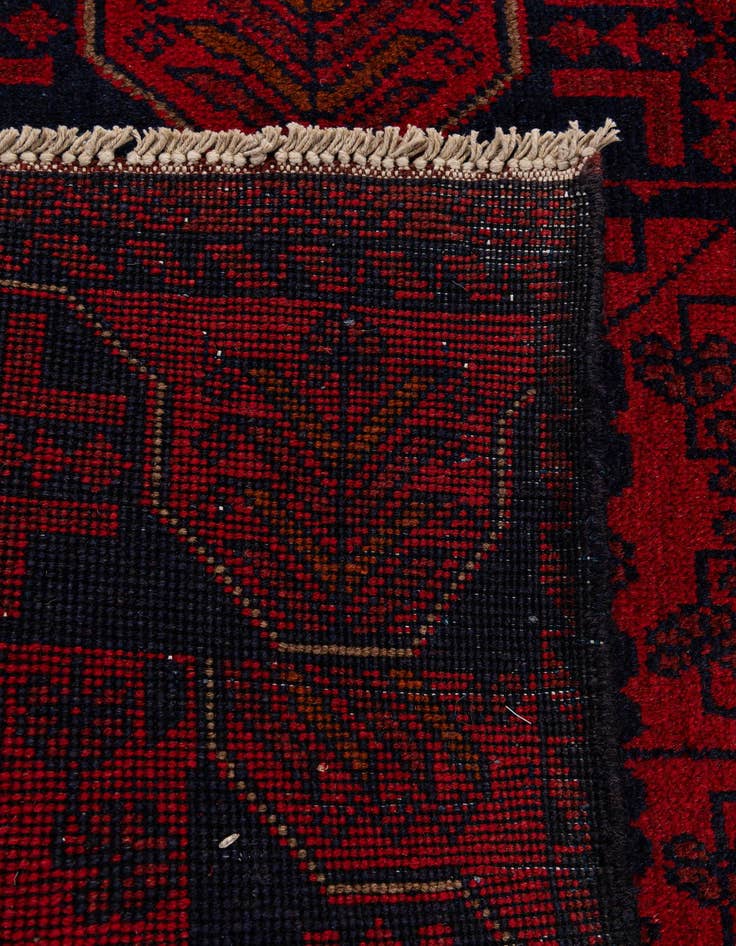 Detail image of  2' 6 x 6' 2  Hand Knotted Khal Mohammadi Wool Runner Rug