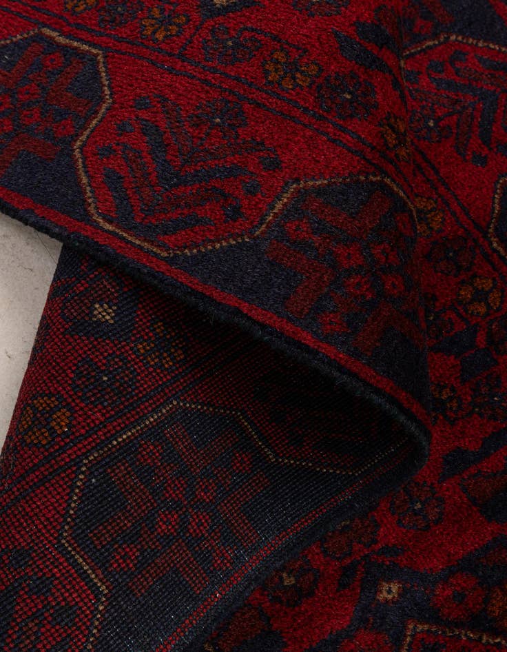 Detail image of  2' 6 x 6' 3  Hand Knotted Khal Mohammadi Wool Runner Rug