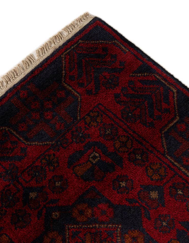 Detail image of  2' 6 x 6' 3  Hand Knotted Khal Mohammadi Wool Runner Rug