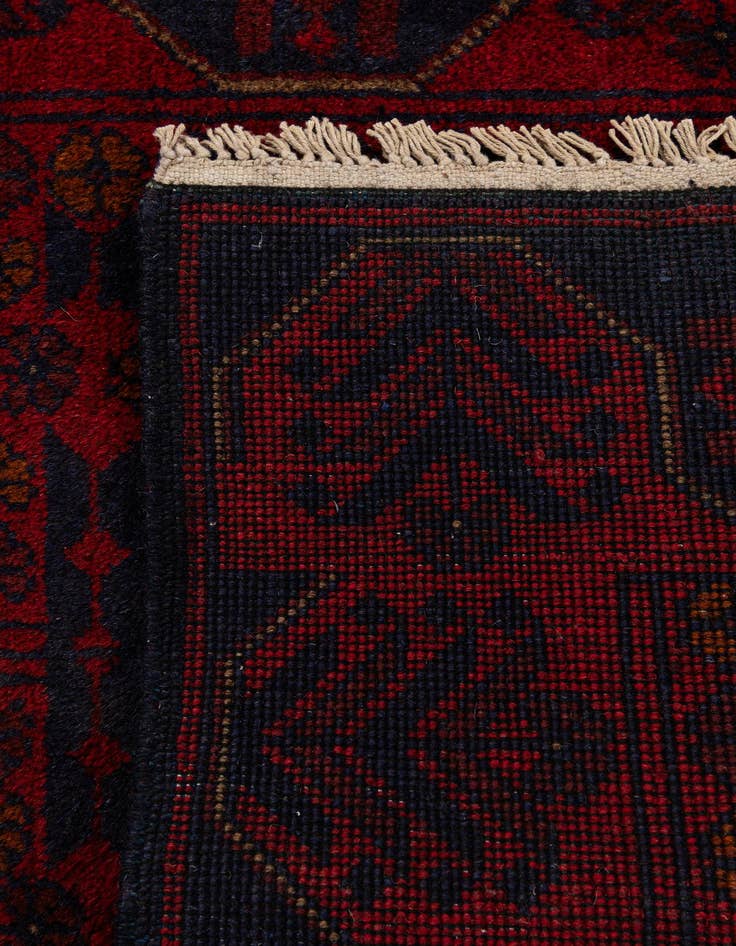 Detail image of  2' 6 x 6' 3  Hand Knotted Khal Mohammadi Wool Runner Rug