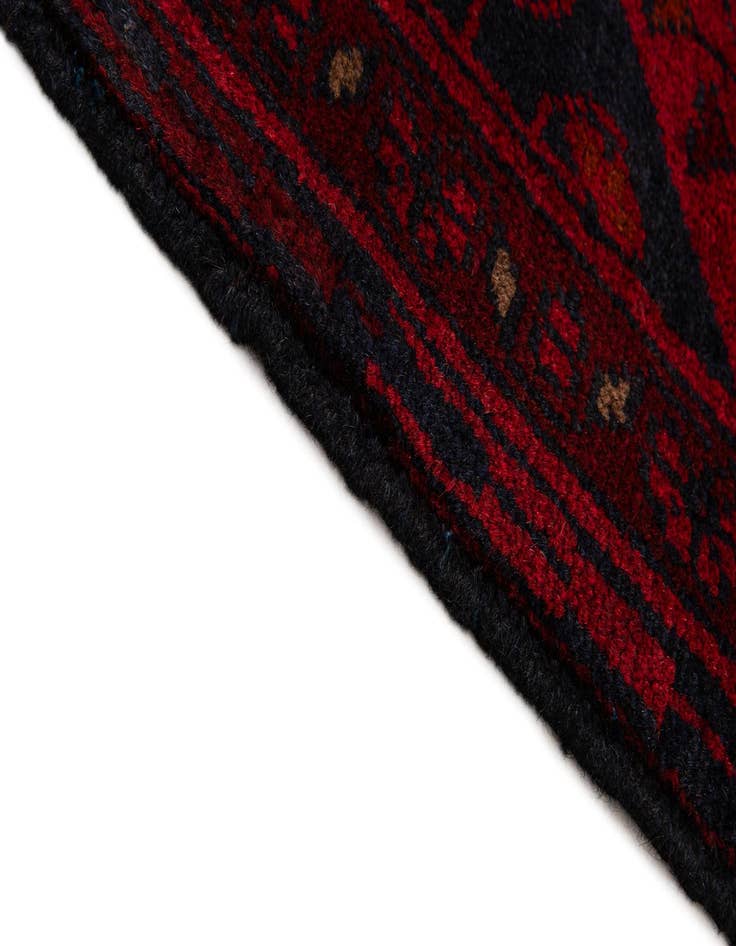 Detail image of  2' 6 x 6' 1  Hand Knotted Khal Mohammadi Wool Runner Rug