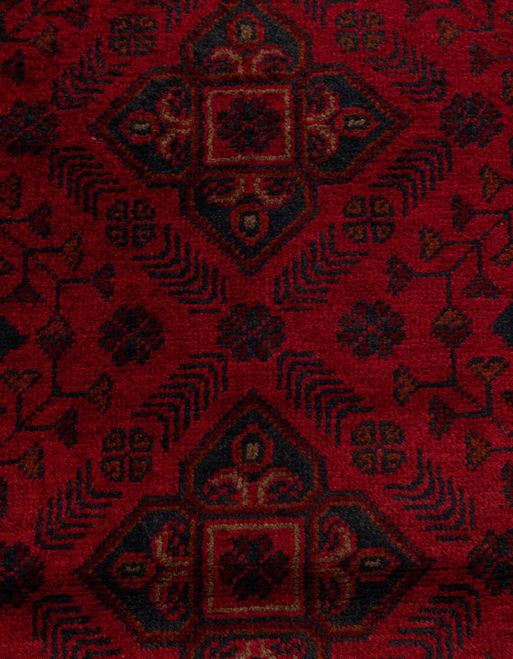 Detail image of  2' 6 x 6' 1  Hand Knotted Khal Mohammadi Wool Runner Rug