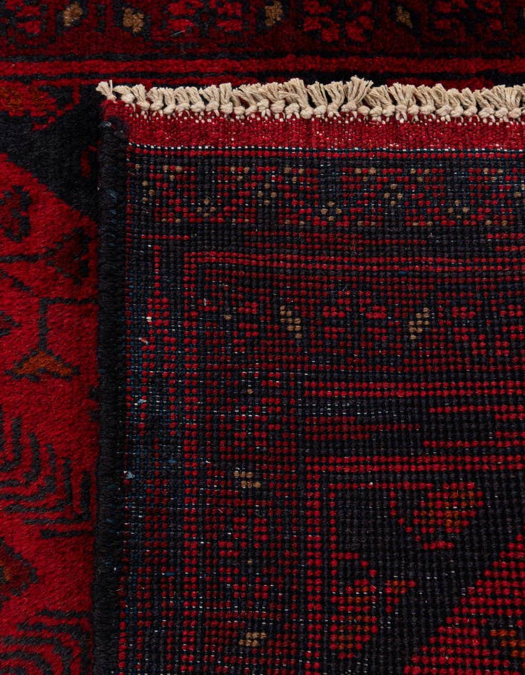 Detail image of  2' 6 x 6' 1  Hand Knotted Khal Mohammadi Wool Runner Rug