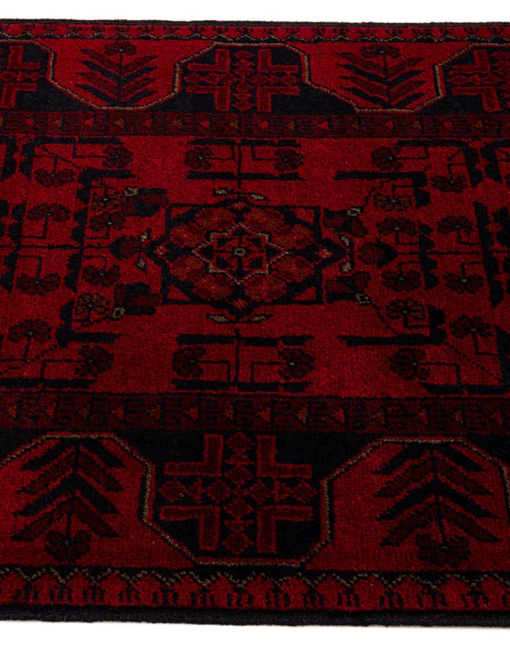 Detail image of  2' 9 x 6' 3  Hand Knotted Khal Mohammadi Wool Runner Rug
