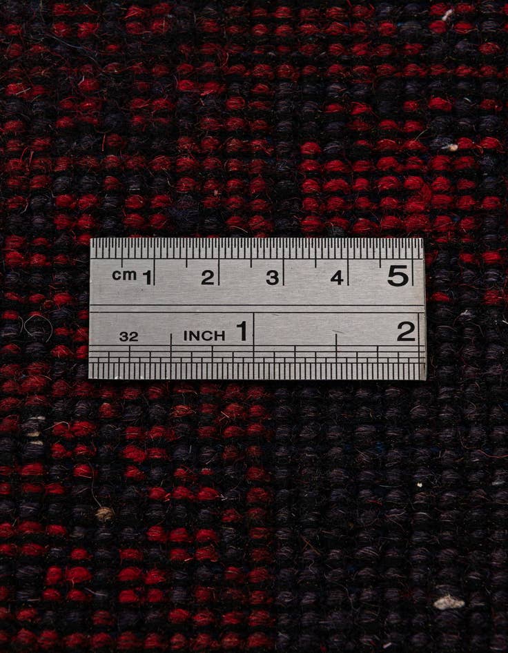 Detail image of  2' 7 x 6' 5  Hand Knotted Khal Mohammadi Wool Runner Rug