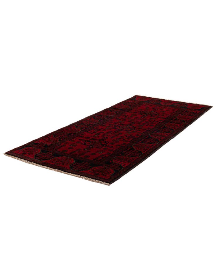 Detail image of  2' 9 x 6' 4  Hand Knotted Khal Mohammadi Wool Runner Rug