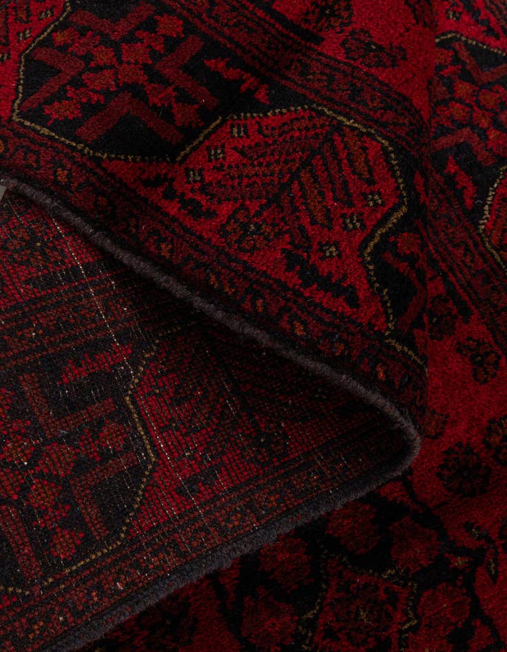 Detail image of  2' 9 x 6' 4  Hand Knotted Khal Mohammadi Wool Runner Rug