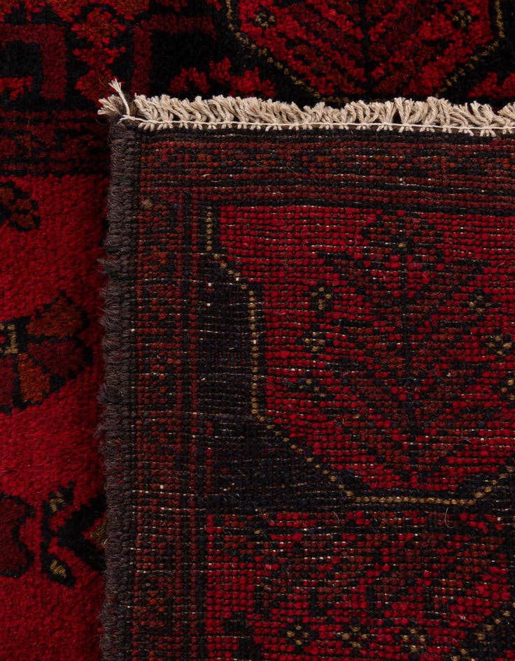 Detail image of  2' 9 x 6' 4  Hand Knotted Khal Mohammadi Wool Runner Rug
