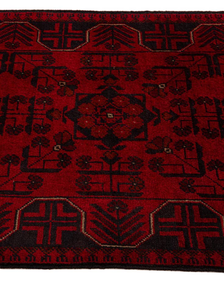 Detail image of  2' 8 x 6' 5  Hand Knotted Khal Mohammadi Wool Runner Rug