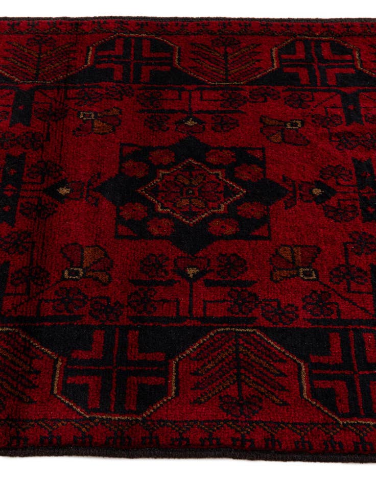 Detail image of  2' 8 x 6' 4  Hand Knotted Khal Mohammadi Wool Runner Rug