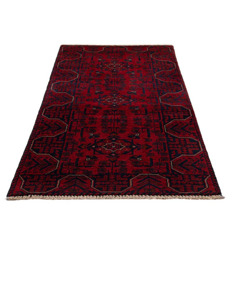 Detail image of  2' 7 x 6' 3  Hand Knotted Khal Mohammadi Wool Runner Rug