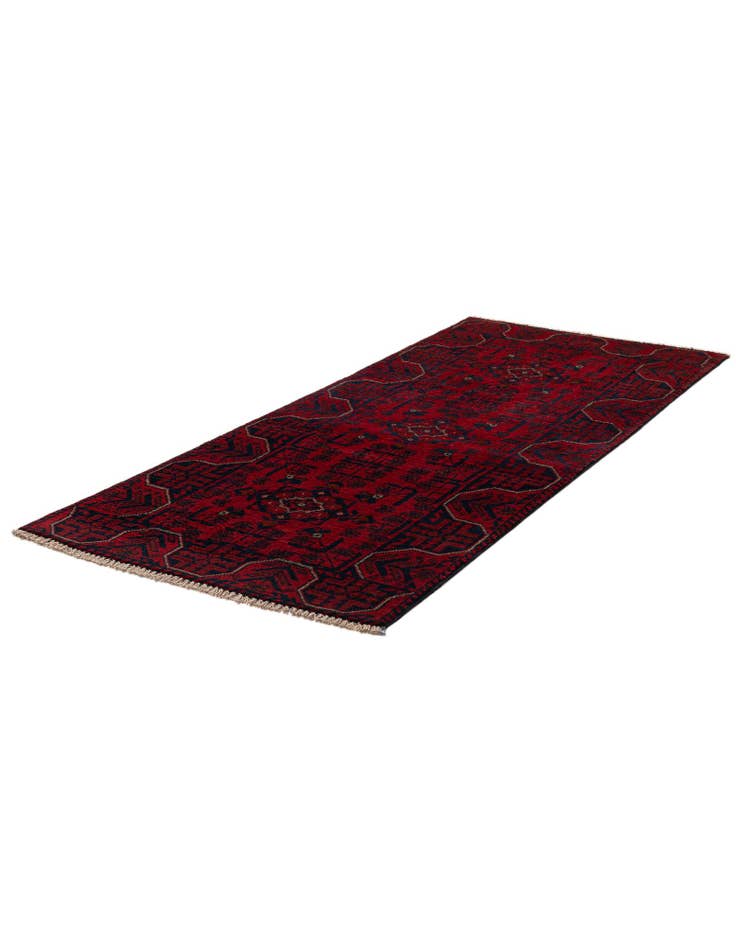 Detail image of  2' 7 x 6' 3  Hand Knotted Khal Mohammadi Wool Runner Rug