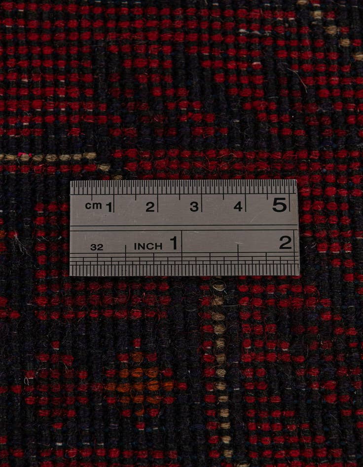 Detail image of  2' 7 x 6' 5  Hand Knotted Khal Mohammadi Wool Runner Rug