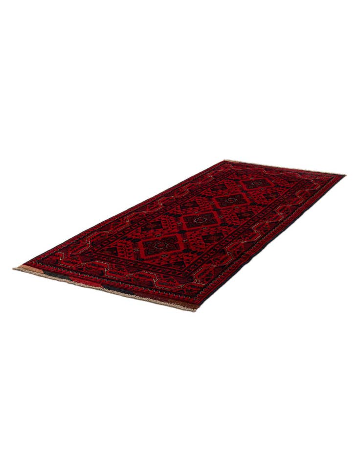 Detail image of  2' 8 x 6' 8  Hand Knotted Khal Mohammadi Wool Runner Rug