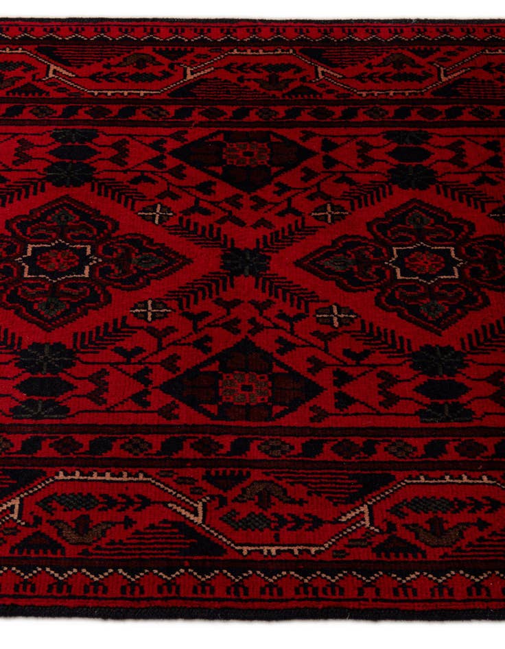 Detail image of  2' 8 x 6' 8  Hand Knotted Khal Mohammadi Wool Runner Rug